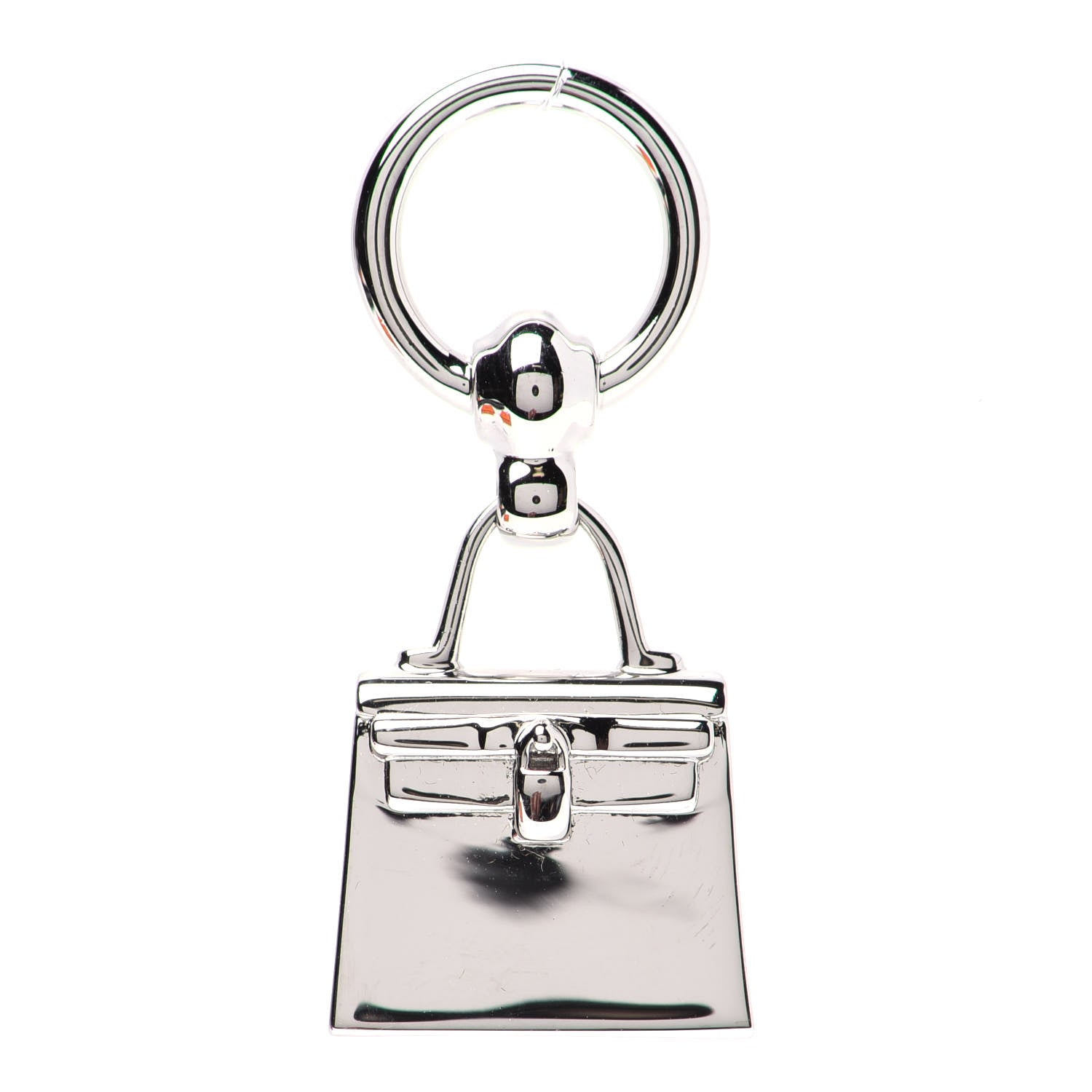 Hermes Palladium Mini Kelly Twilly Ring 1 of 4