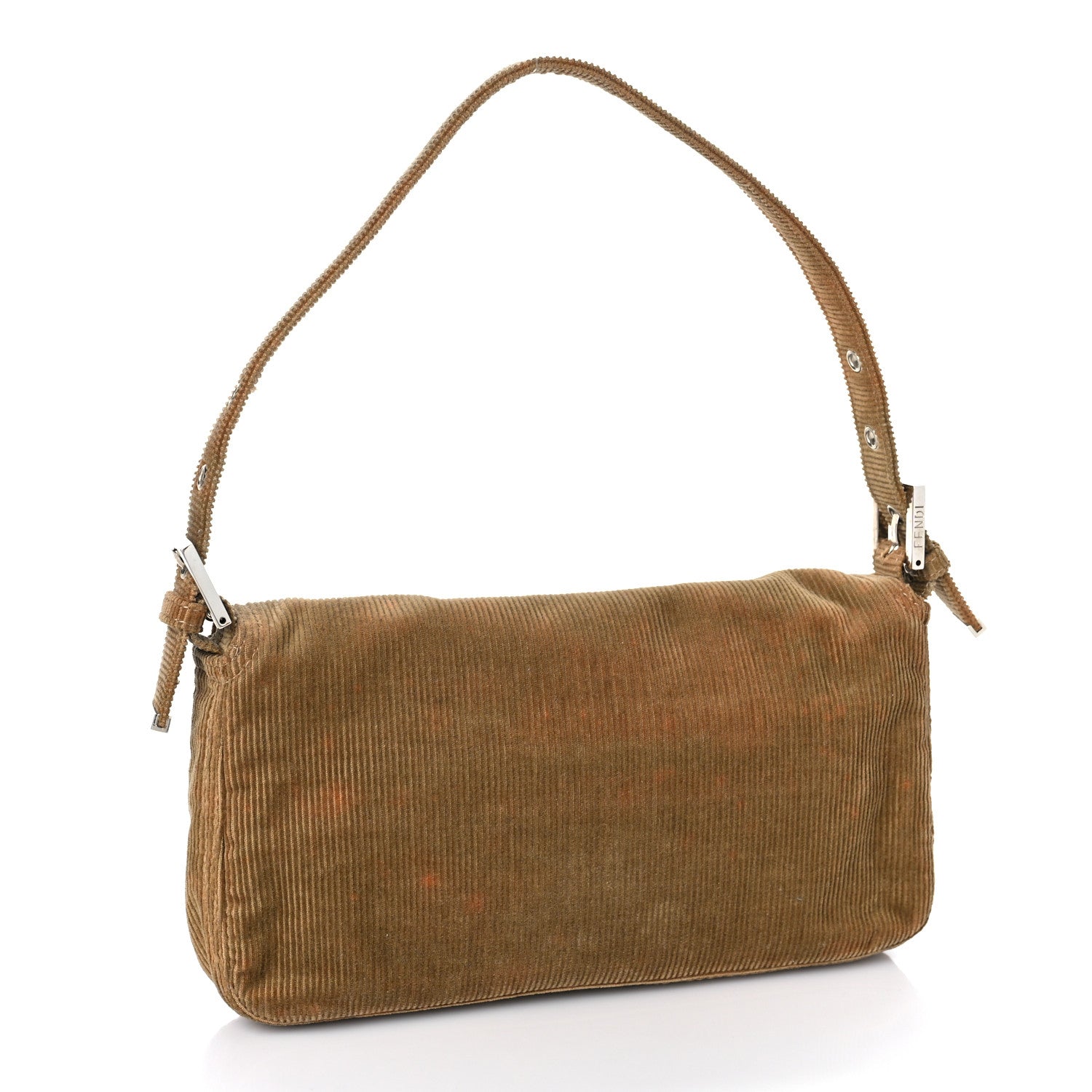 Fendi Corduroy Baguette Beige 3 of 8