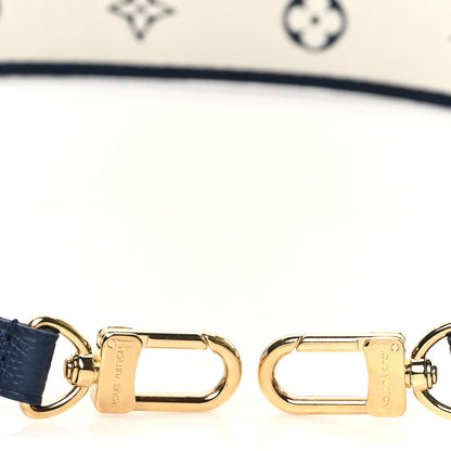 Louis Vuitton Jacquard Bandouliere Shoulder Strap White Navy Blue 3 of 3