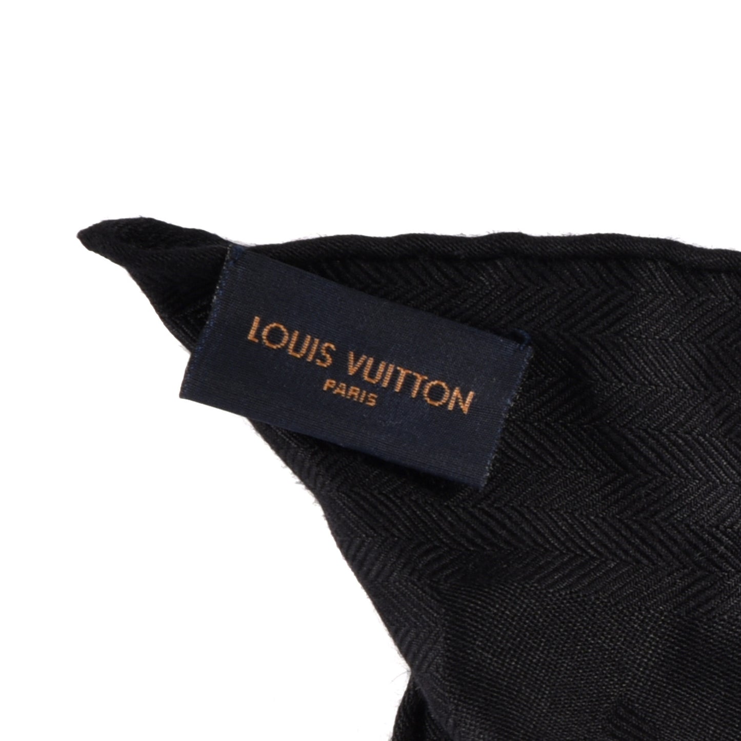 Silk Cashmere My Everything Monogram Shawl Black