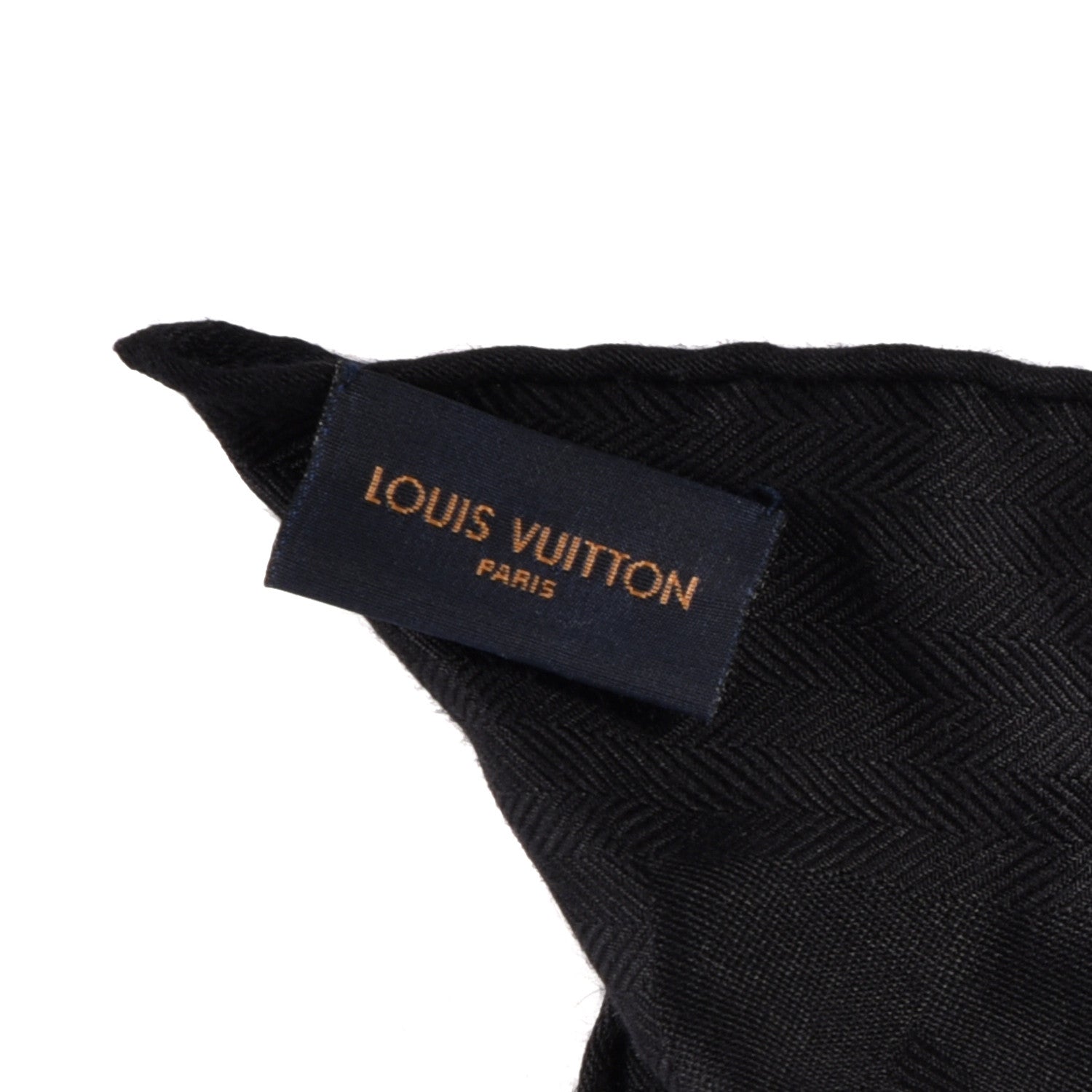 Louis Vuitton Silk Cashmere My Everything Monogram Shawl Black 3 of 3
