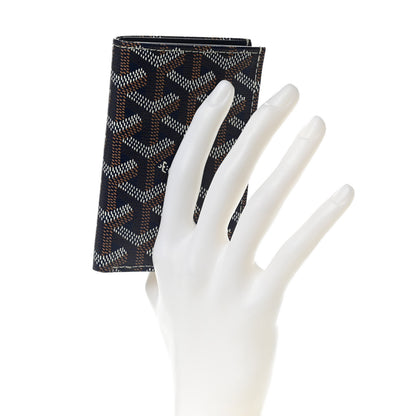 Goyard Goyardine Saint Pierre Card Holder Navy 2 of 7