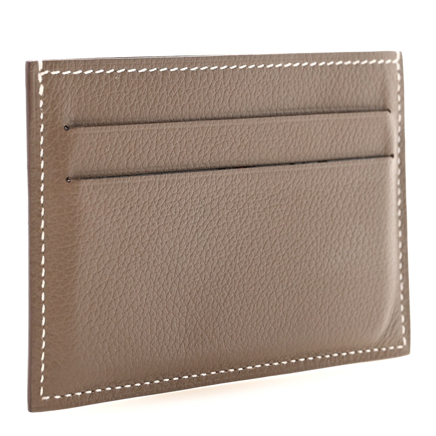 Hermes Evercolor Citizen Card Holder Etoupe 1829719 – FASHIONPHILE