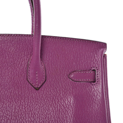 Hermes Chevre Mysore Birkin 25 Cyclamen 31 of 43