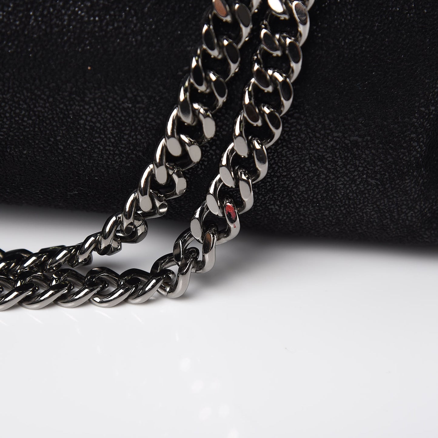 Shaggy Deer Small Falabella Tote Black
