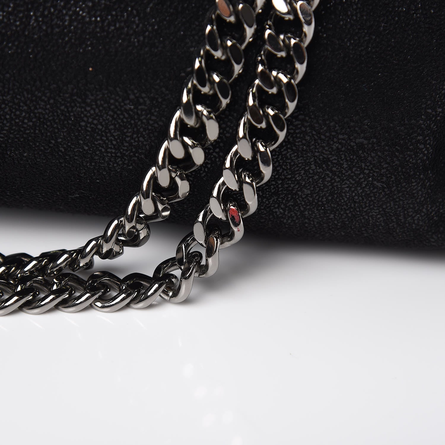 Stella McCartney Shaggy Deer Small Falabella Tote Black 8 of 10