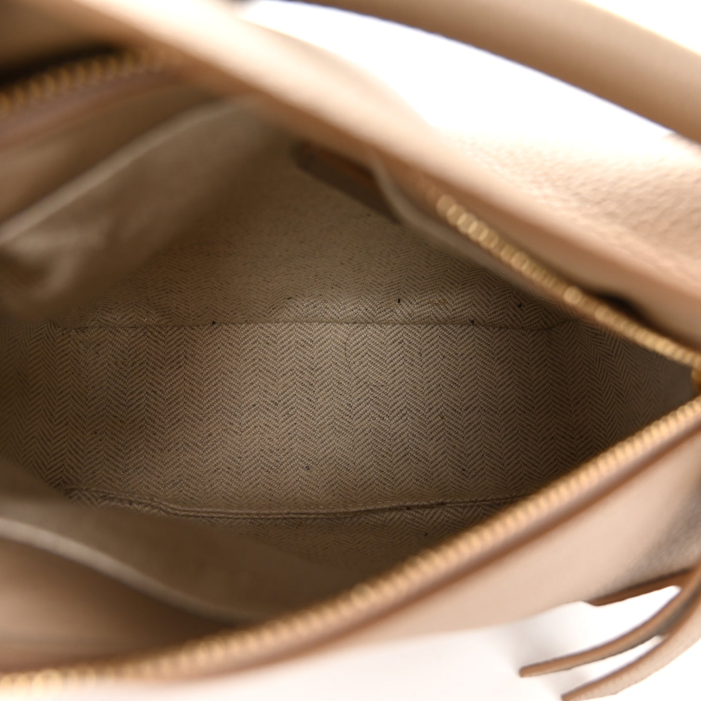 Calfskin Mini Puzzle Edge Bag Sand Mink
