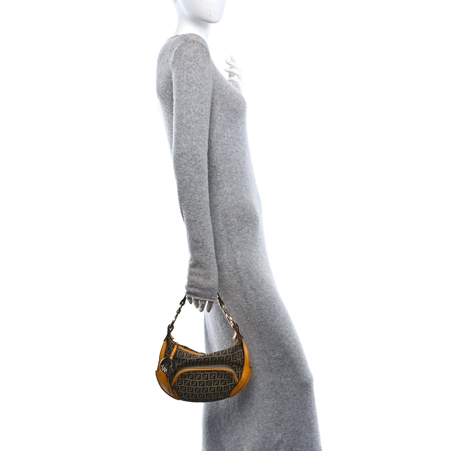 Zucchino Cuoio Chef Pocket Shoulder Bag Yellow