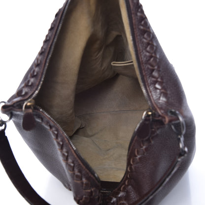 Bottega Veneta Washed Cervo Deerskin Loop Hobo Bag Ebano 5 of 13