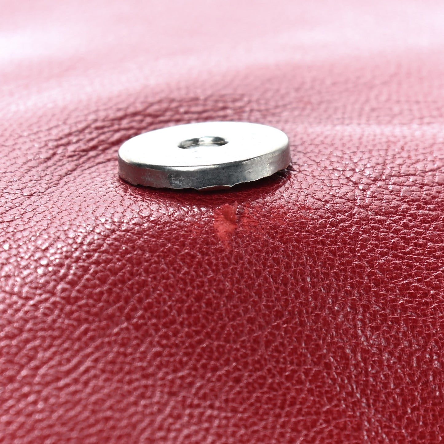Chevre Nadja Shoulder Bag Red