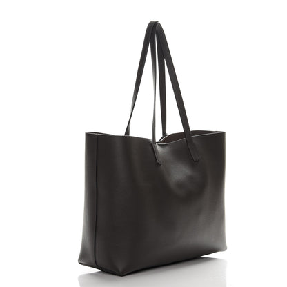 Saint Laurent Calfskin Large Shopping Tote Dark Anthracite 4 of 10