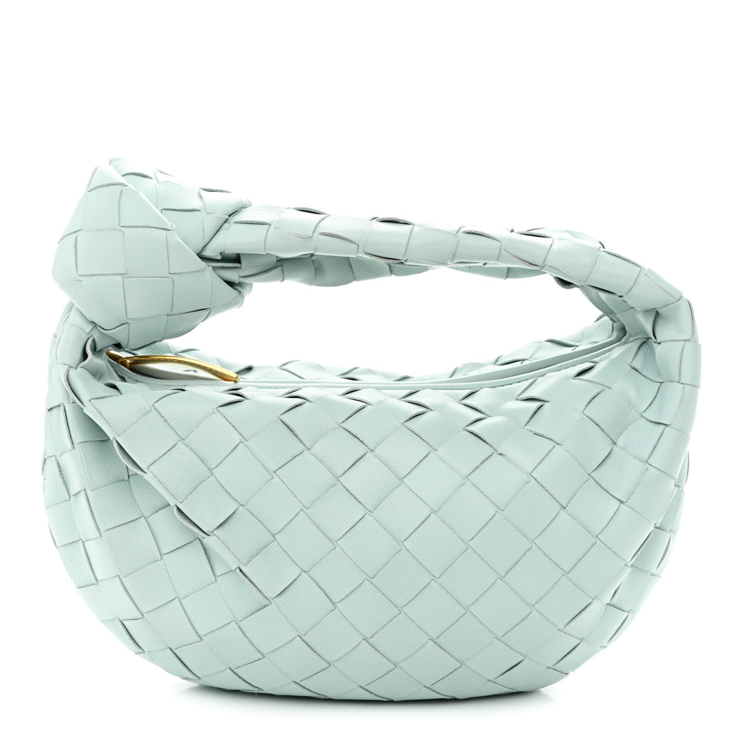 Bottega Veneta Nappa Intrecciato Mini Jodie Teal Washed 1 of 10