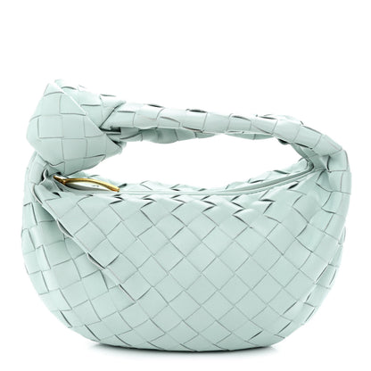 Bottega Veneta Nappa Intrecciato Mini Jodie Teal Washed 1 of 10