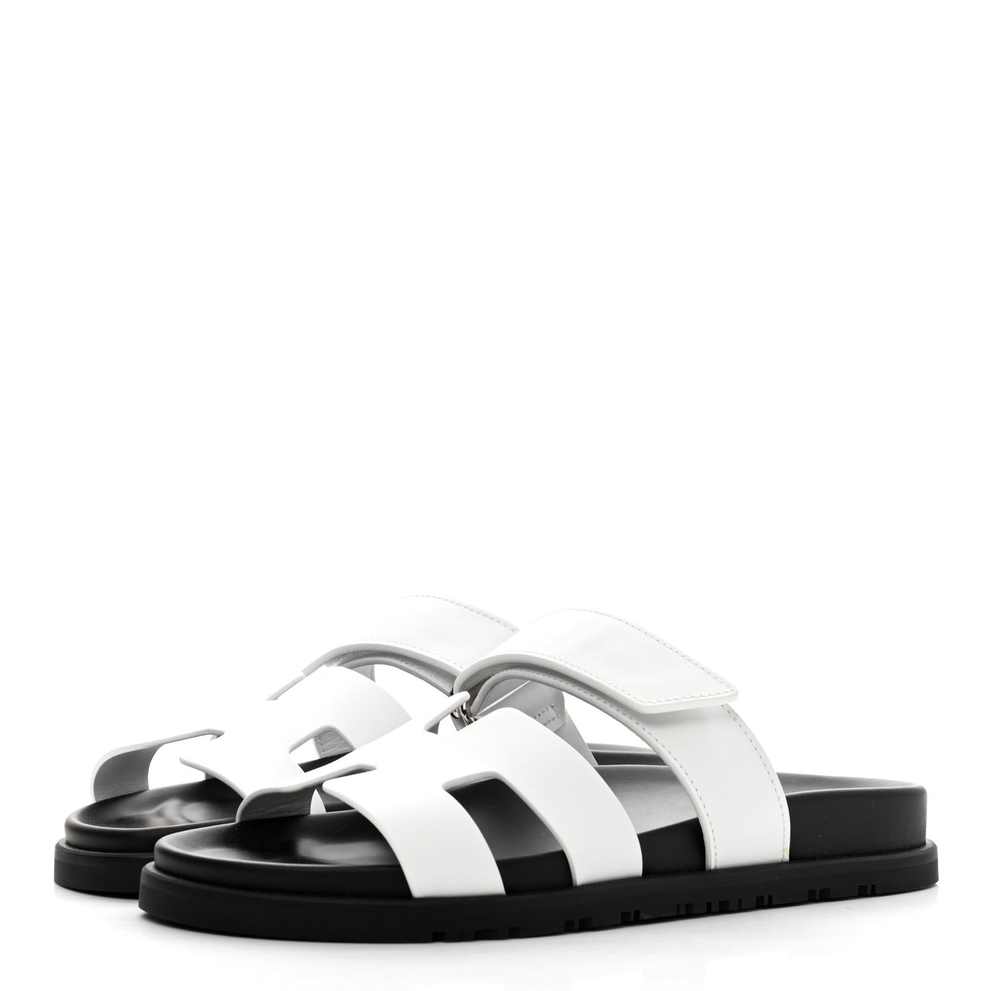 Calfskin Womens Chypre Sandals 37 White