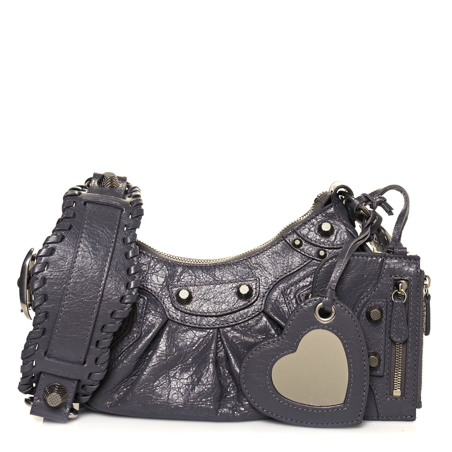 Balenciaga Agneau Arena Le Cagole Shoulder Bag XS Dark Grey 1 of 19
