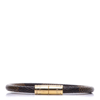 Louis Vuitton Damier Ebene Keep It Bracelet 19 1 of 4