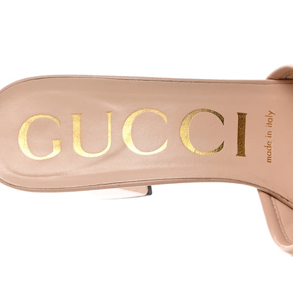 Gucci Nappa Matelasse GG Marmont 55mm Slide Sandals 37.5 Skin Rose 6 of 12