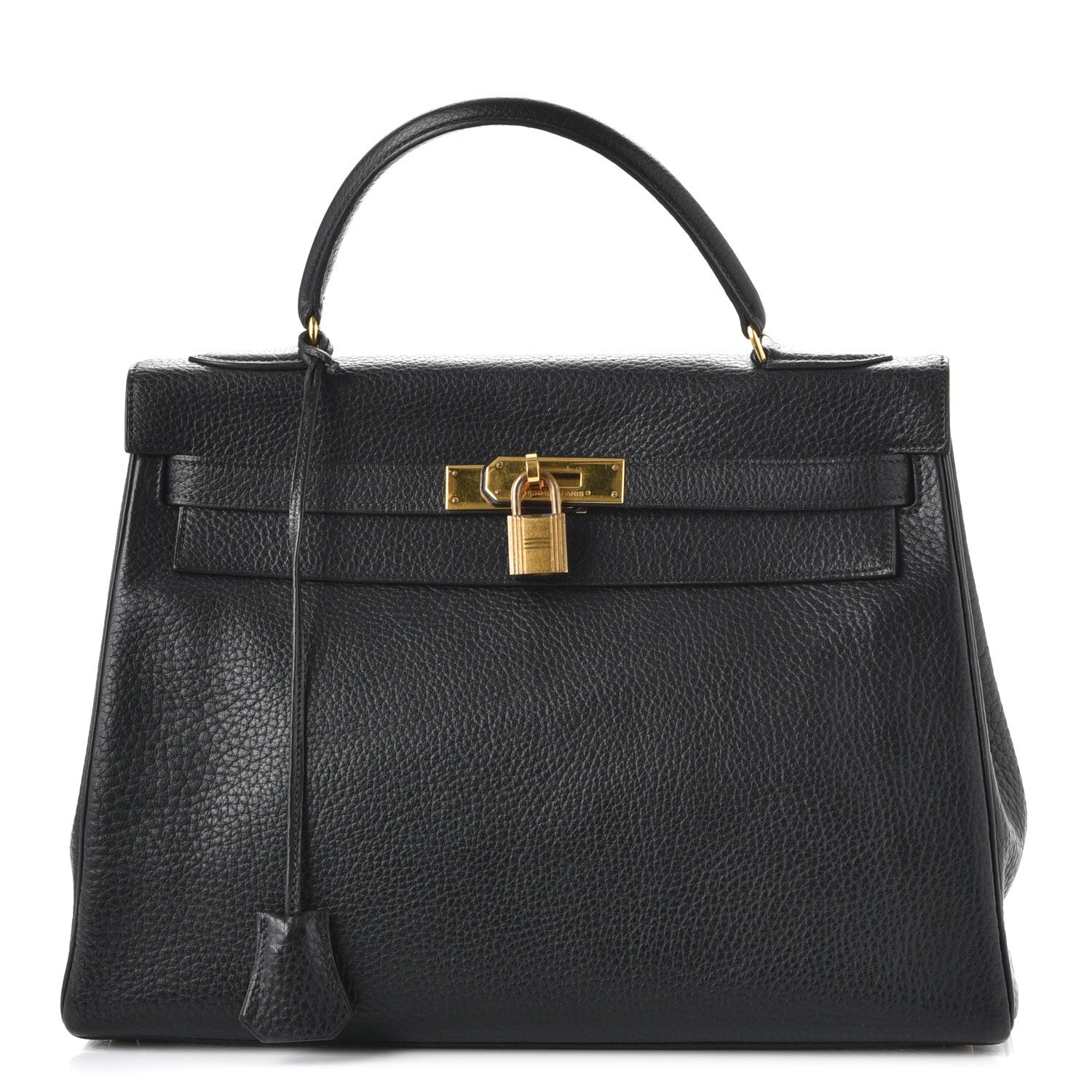 Hermes Taurillon Clemence Kelly Retourne 32 Black 1 of 35