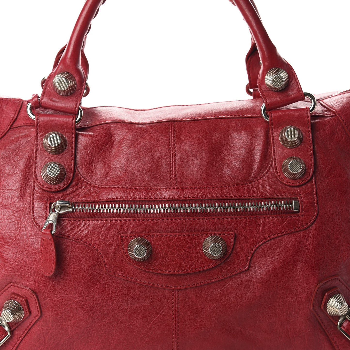 Agneau Giant 21 Silver Hardware Work Rubisse