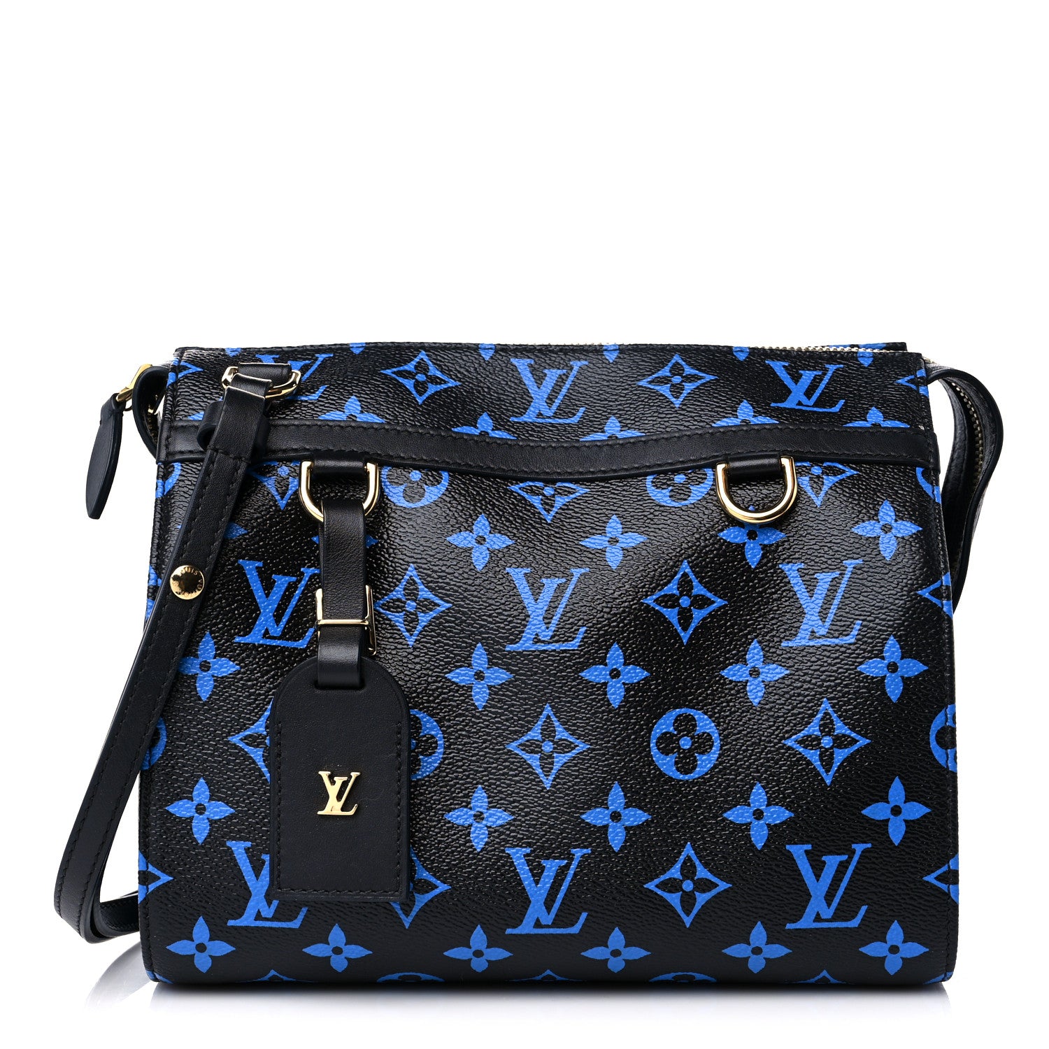 Louis Vuitton Colored Monogram Speedy Amazon PM Blue Black 1 of 10