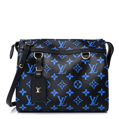Louis Vuitton Colored Monogram Speedy Amazon PM Blue Black 1 of 10