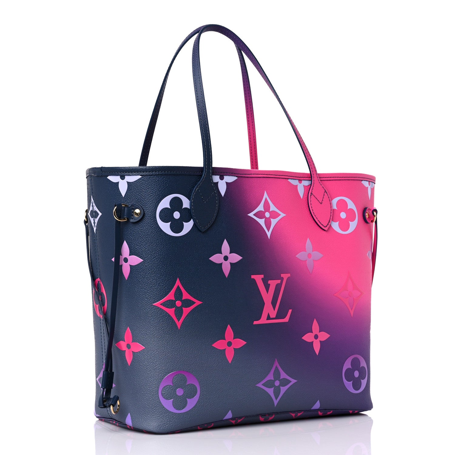 Louis Vuitton Monogram Giant Spring In The City Neverfull MM Midnight Fuchsia 3 of 8