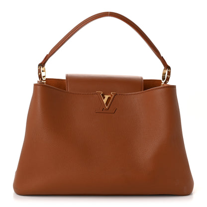 Louis Vuitton Smooth Grained Calfskin Capucines GM Souple Cognac 1 of 10