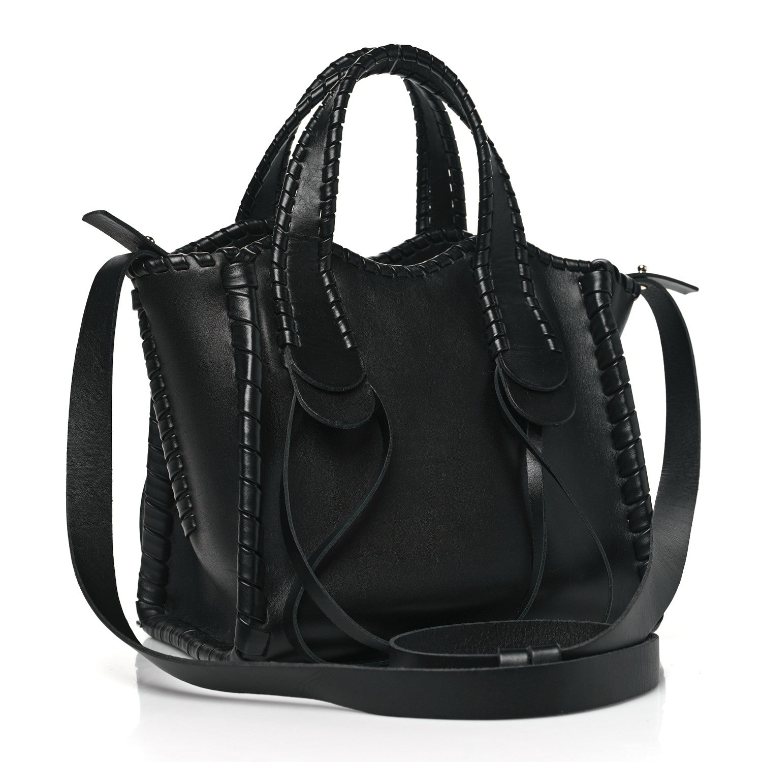 Chloe Calfskin Small Mony Tote Black 3 of 10