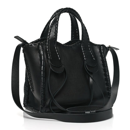 Chloe Calfskin Small Mony Tote Black 3 of 10