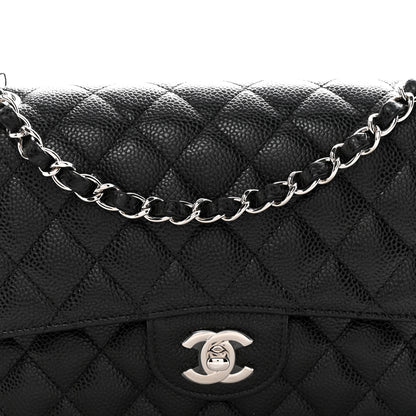 Chanel Caviar Quilted Medium Double Flap Black 5 of 11