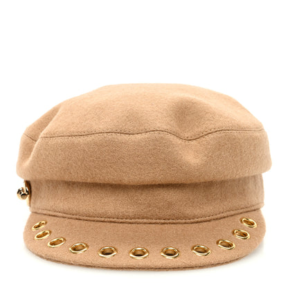 Hermes Wool Womens Vauban Cap Sailor 57 Beige 3 of 8