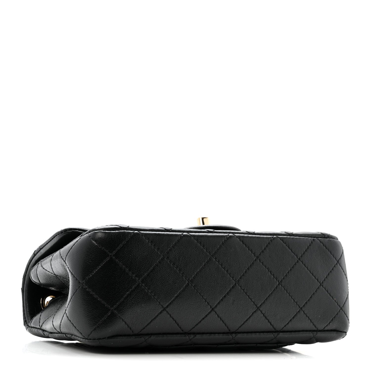 Chanel Lambskin Quilted Mini Rectangular Pearl Crush Flap Black 4 of 14