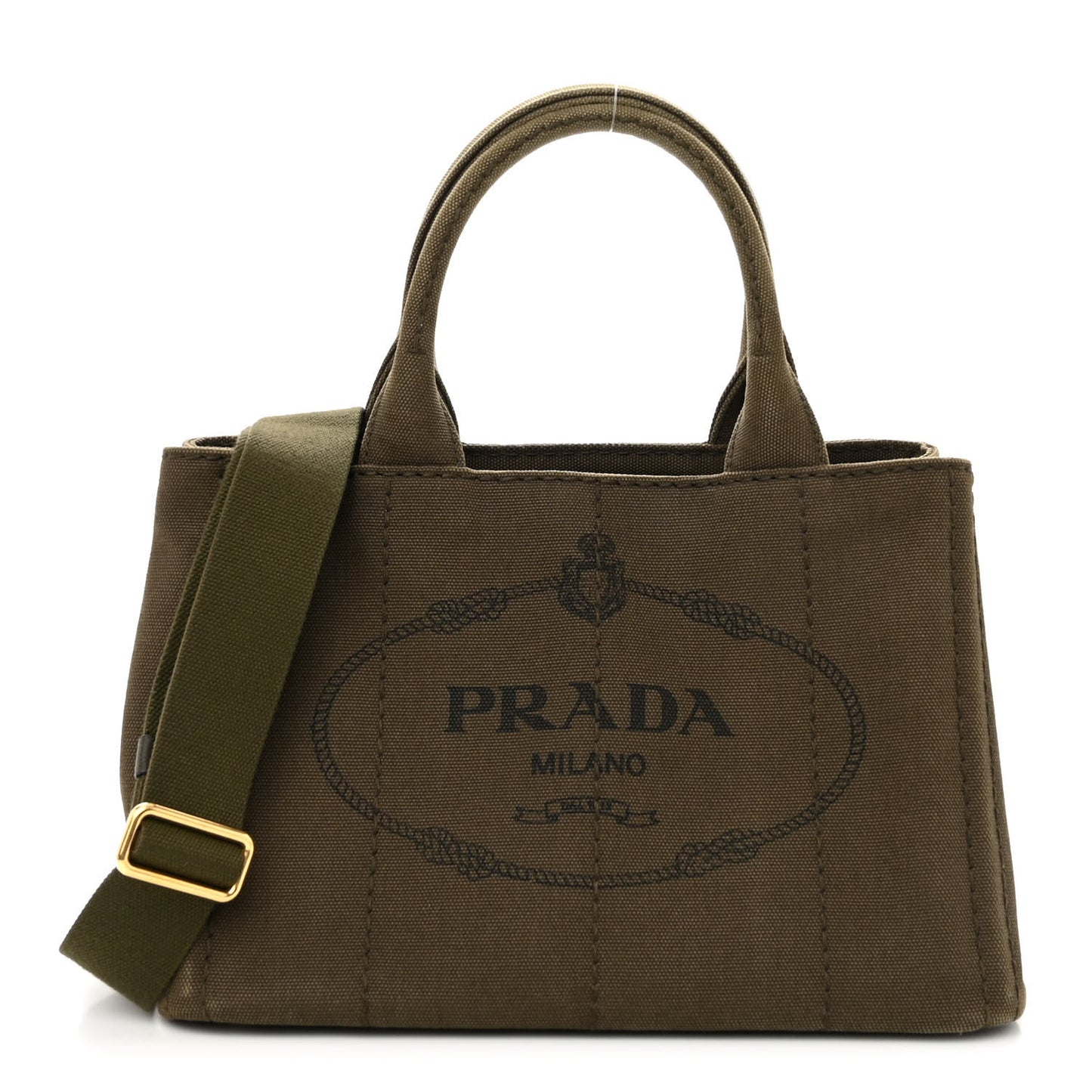 Canapa Small Logo Tote Khaki