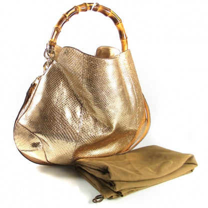 Gucci Python Peggy Large Top Handle Bag Copper 3 of 8