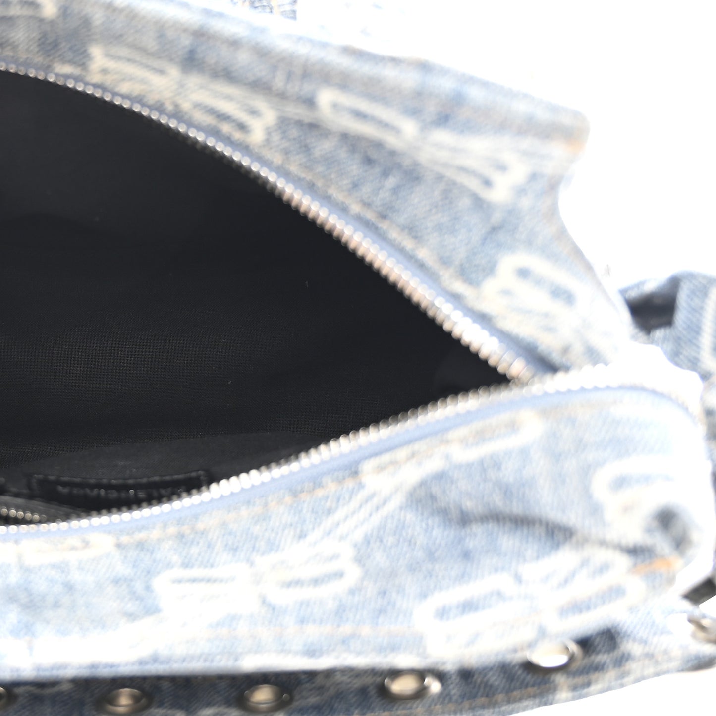 Denim BB Monogram Neo Cagole Handbag XS Blue