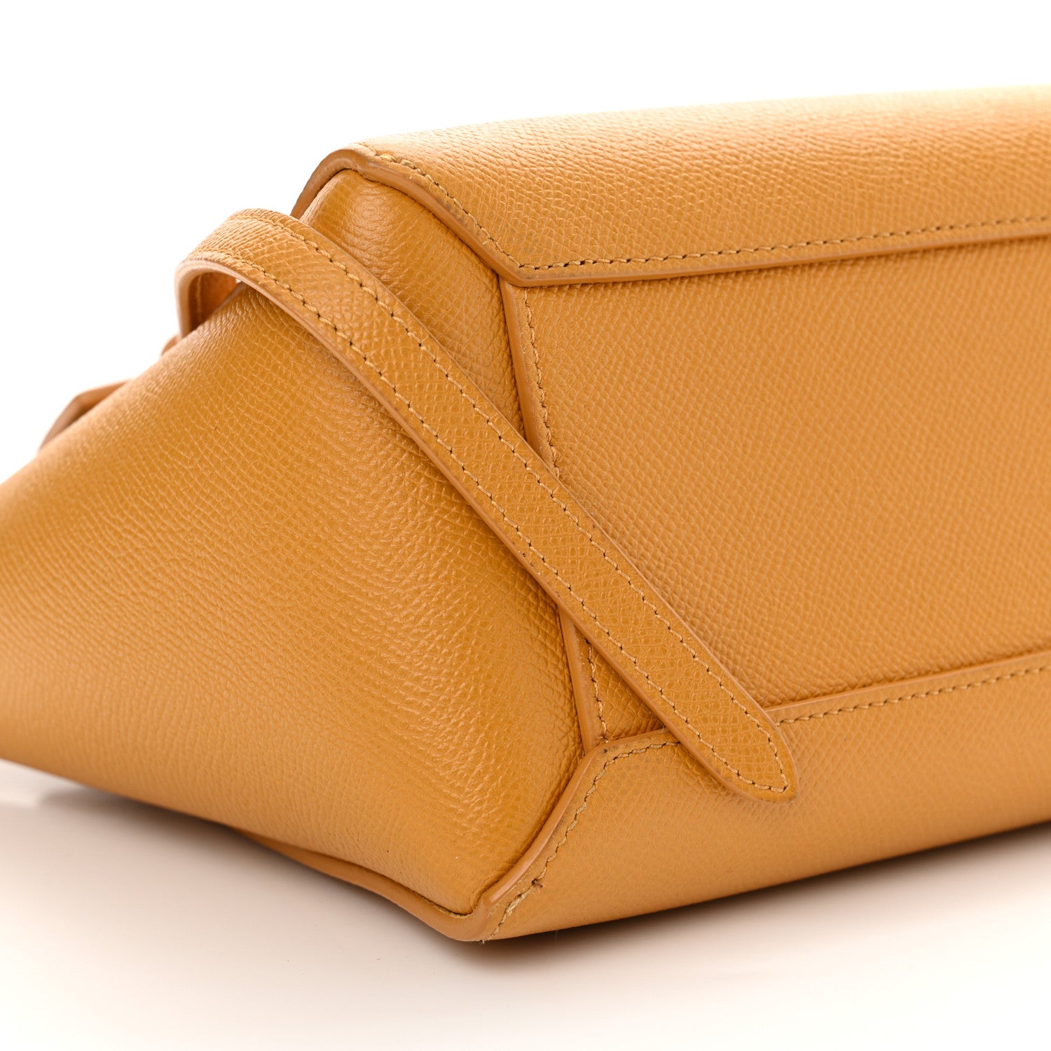 Celine Grained Calfskin Nano Belt Bag Pale Yellow 9 of 16
