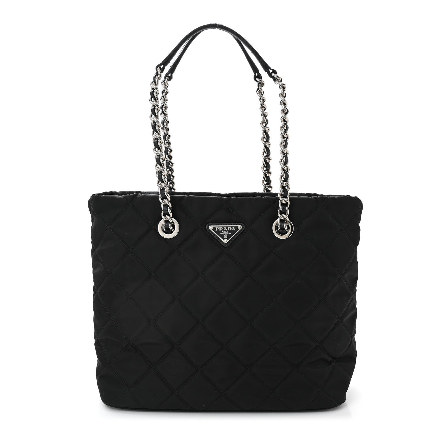 Prada Nylon Tessuto Impuntu Quilted Tote Black 1 of 11