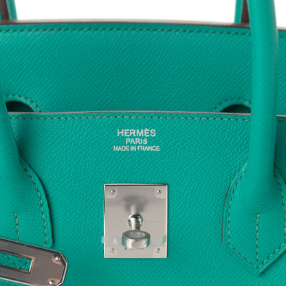 Hermes Epsom Birkin 35 Bleu Paon 5 of 9