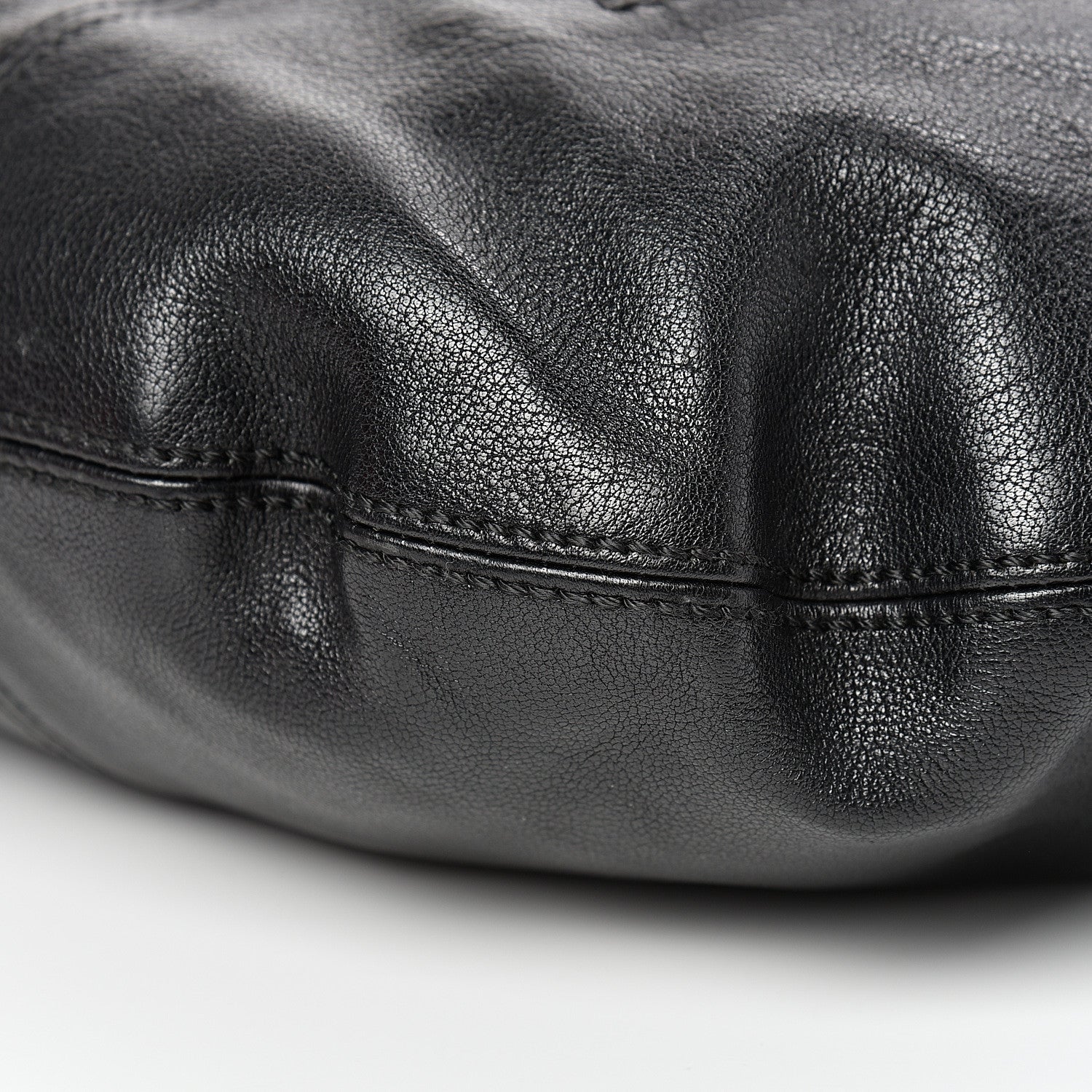 Alexander McQueen Small Padlock Biker Hobo Black 9 of 13