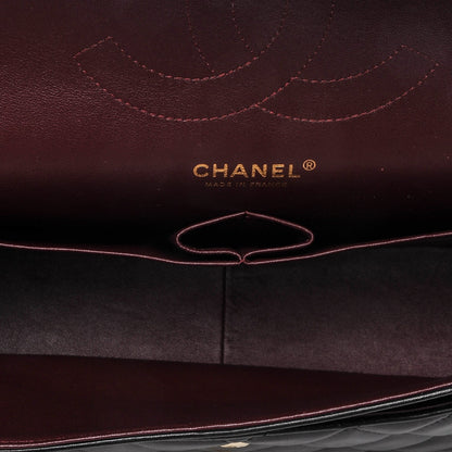 Chanel Lambskin Quilted Jumbo Double Flap Black 5 of 9