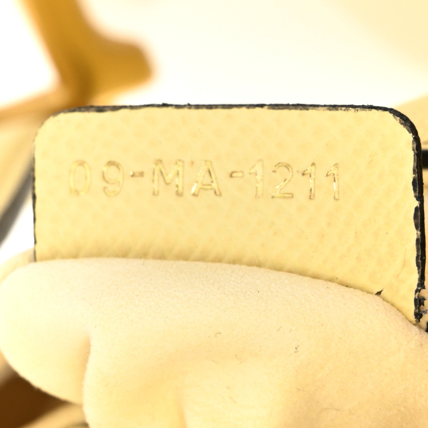 Christian Dior Grained Calfskin Mini Saddle Bag Yellow 6 of 9