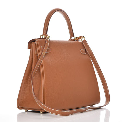 Hermes Togo Kelly Retourne 28 Gold 4 of 26