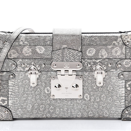 Louis Vuitton Lizard Petite Malle Silver 8 of 11