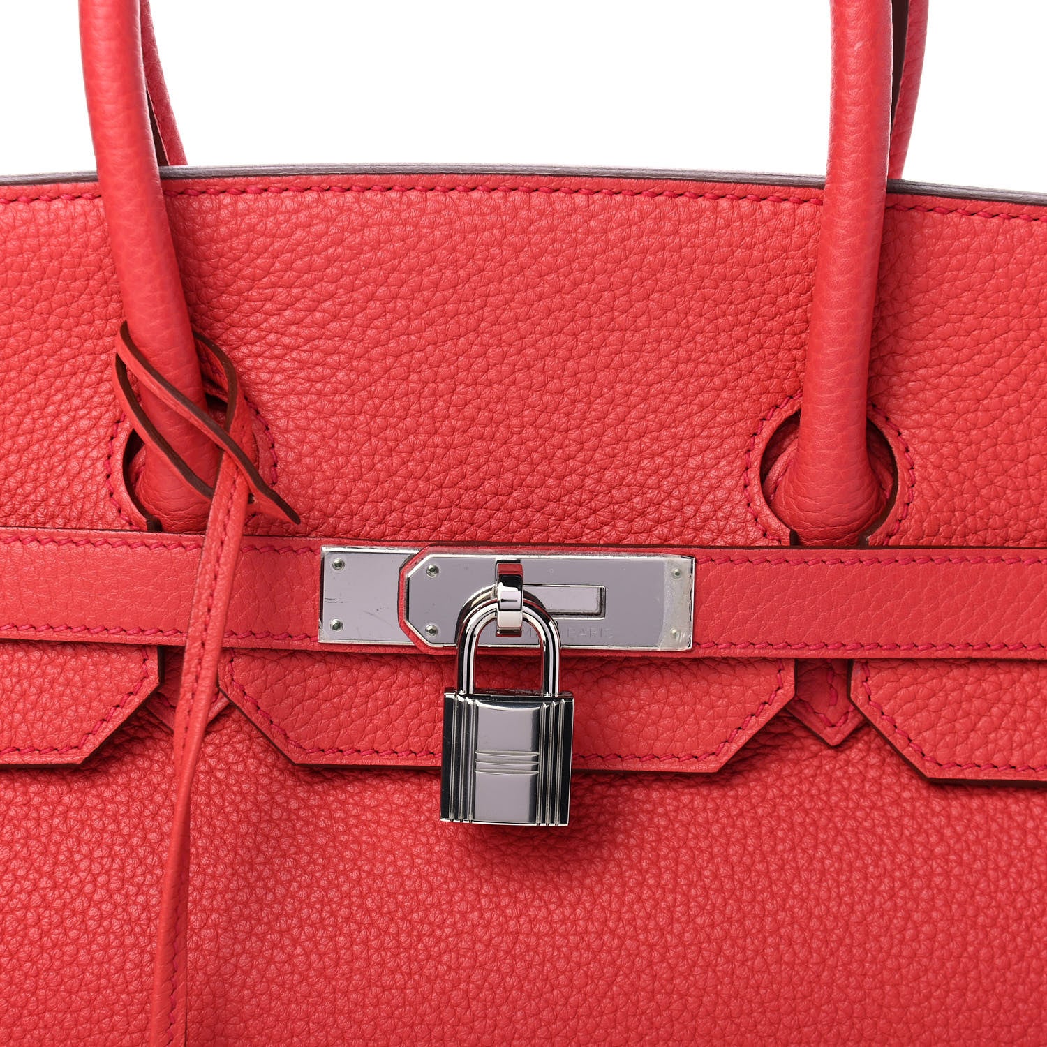 Hermes Taurillon Clemence Birkin 35 Rose Jaipur 9 of 9