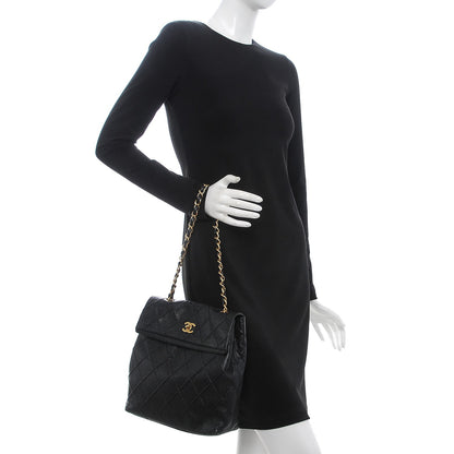 Chanel Caviar Diamond Stitched Shoulder Bag Black 2 of 8