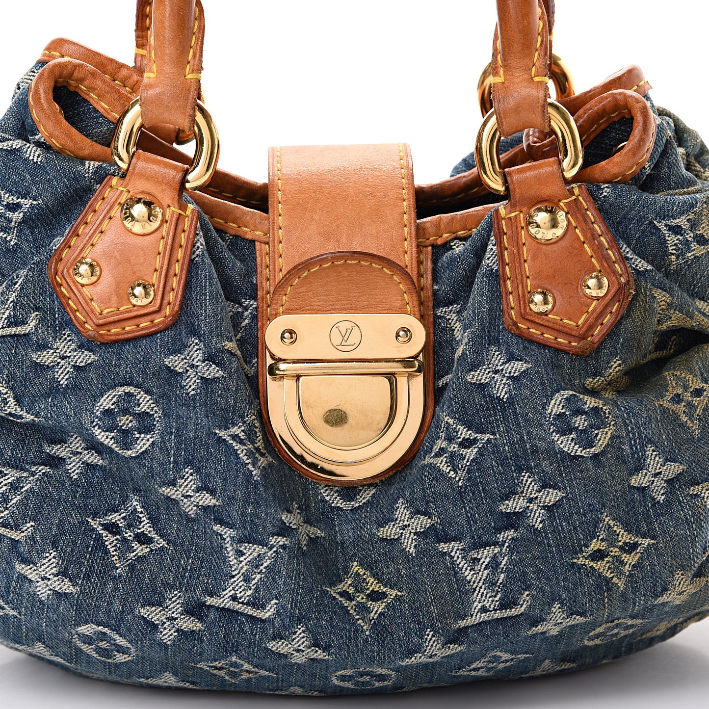 Monogram Denim Pleaty Blue