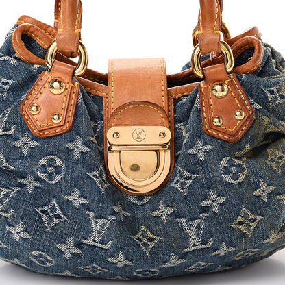 Louis Vuitton Monogram Denim Pleaty Blue 7 of 20