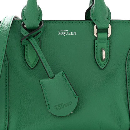 Alexander McQueen Pebbled Calfskin Mini Padlock Tote Green 8 of 10