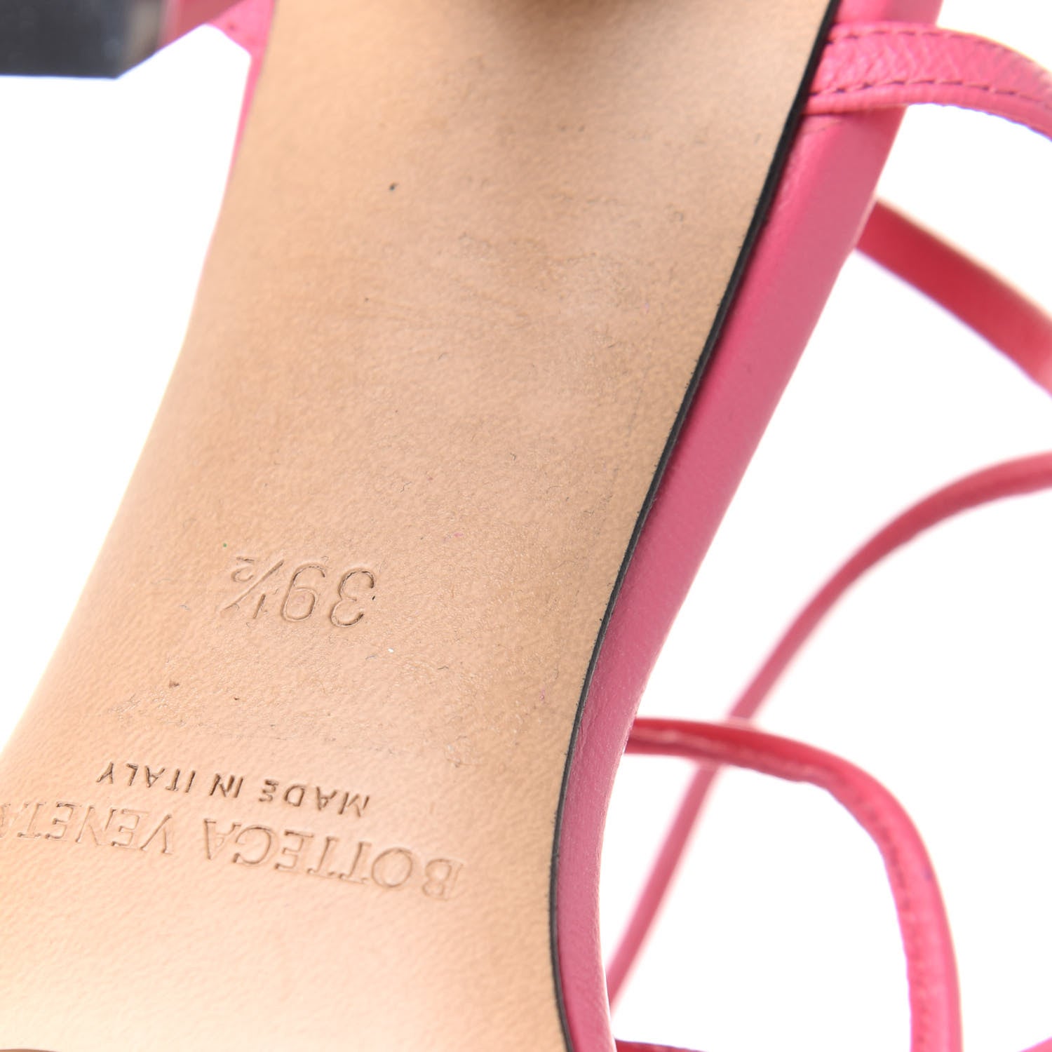 Bottega Veneta Crush Calfskin The Line 90mm Sandals 39.5 Milkshake 7 of 10
