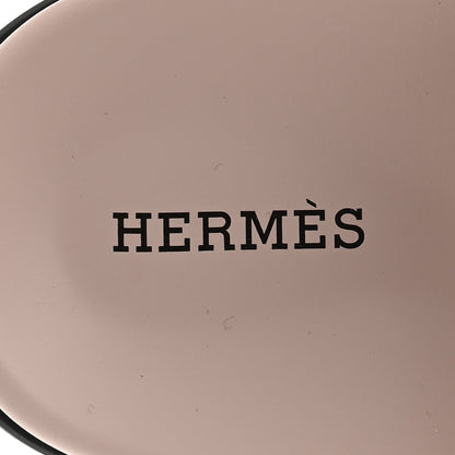Hermes Suede Goatskin Womens Chypre Sandals 36.5 Rose Porcelaine 7 of 10